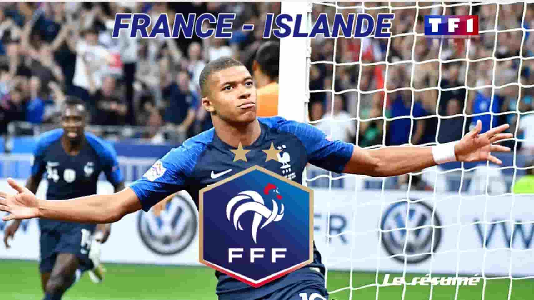 Match amical : France - Islande - ©/-\ll in One TV, All rights reserved. Do not copy. Reproduction Interdite