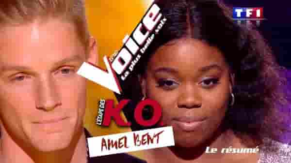 The Voice 9 : Les K.O. d'Amel Bent - ©/-\ll in One TV, All rights reserved. Do not copy. Reproduction Interdite